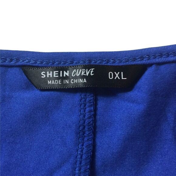 Shein Curve. Women's High-Low T-Shirt/Tunic Oversized Fit Loose Size 0xl‎ Dress. - Picture 6 of 8